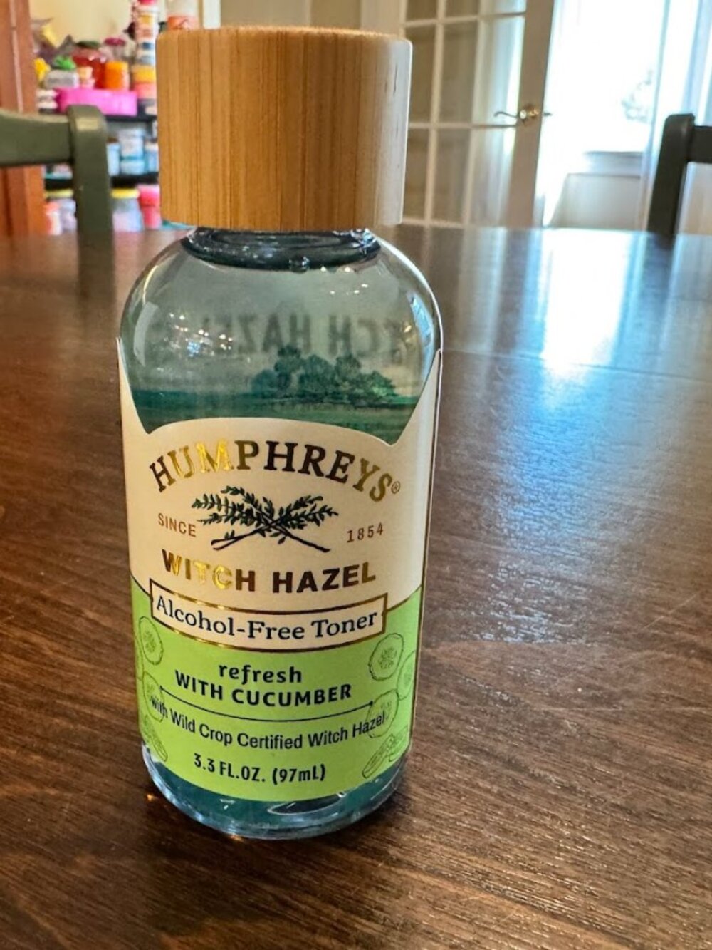 Humphrey's Witch Hazel with Cucumber 3.3 Fl. Oz Brand New Sealed